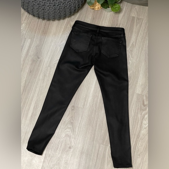 Red Engine Scorcher Black Wax Skinny Jeans - Picture 3 of 10